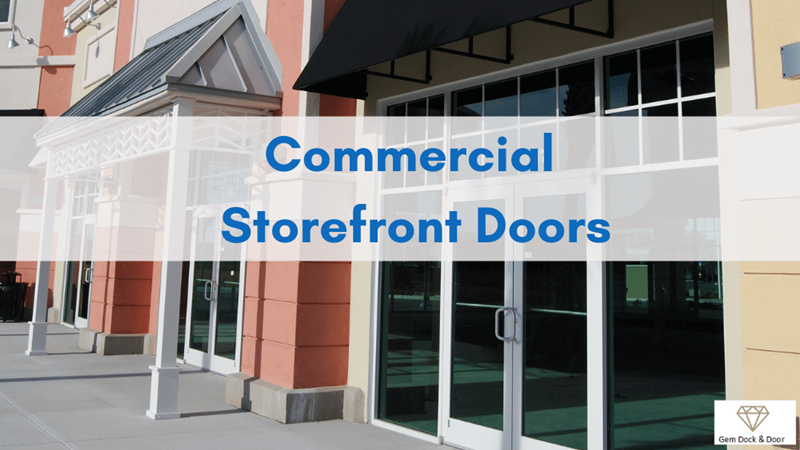 Commercial Storefront Doors